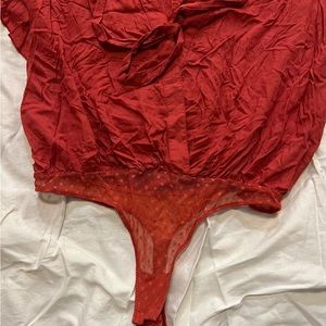 Free people call me later bodysuit.